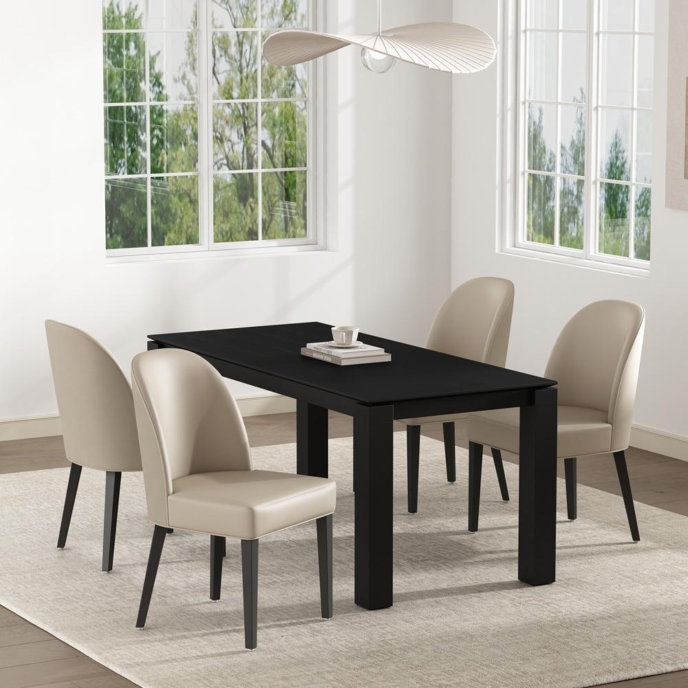 Manhattan Comfort - Hillman Dining Chair in Sand - Set of 4 - 2-DC087-SD veiw 8