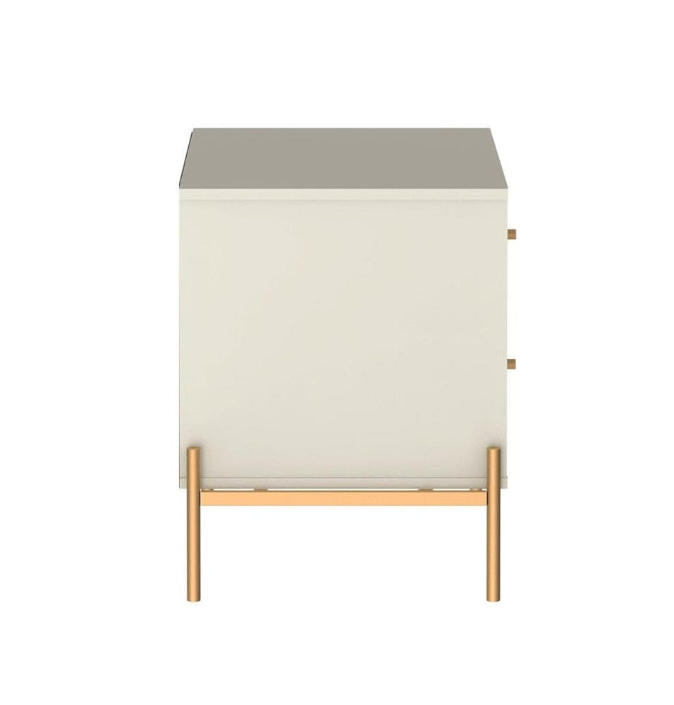 Manhattan Comfort - Jasper Nightstand in Off White (Set of 2) - 2-51353 veiw 4