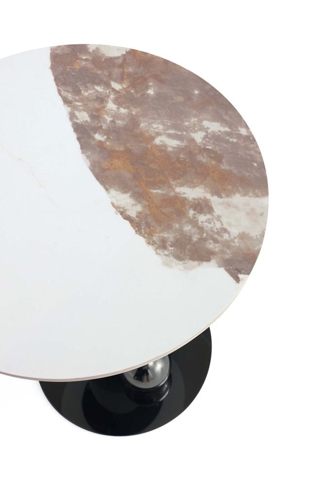 Manhattan Comfort - Laurel End Table with Stainless Steel Legs in Black - ET011 veiw 6