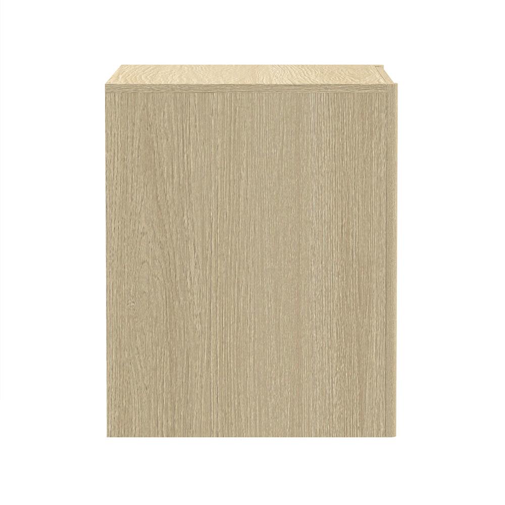 Manhattan Comfort - Linda 24in Nightstand in Natural Oak (2-Drawer) - Set of 2 - 2-NS015-NA veiw 2