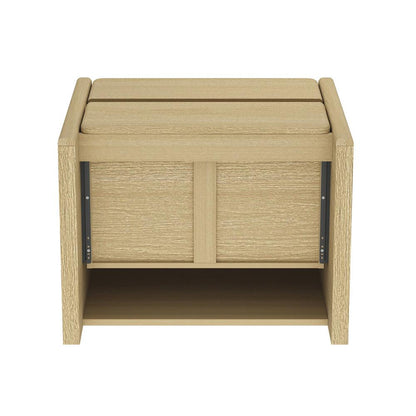 Manhattan Comfort - Linda 24in Nightstand in Natural Oak (2-Drawer) - Set of 2 - 2-NS015-NA veiw 6