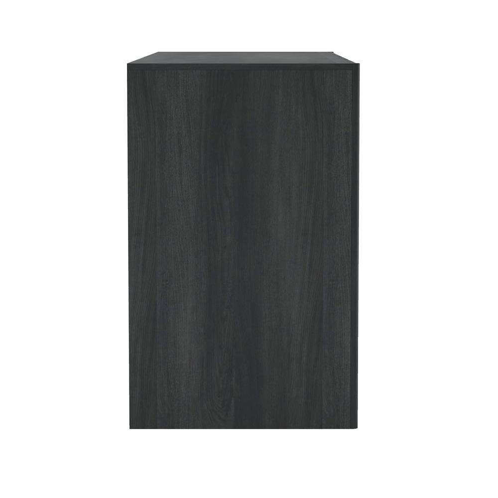 Manhattan Comfort - Linda 60in Sideboard in Charcoal Grey (4-Shelf) - SB008-GY veiw 3