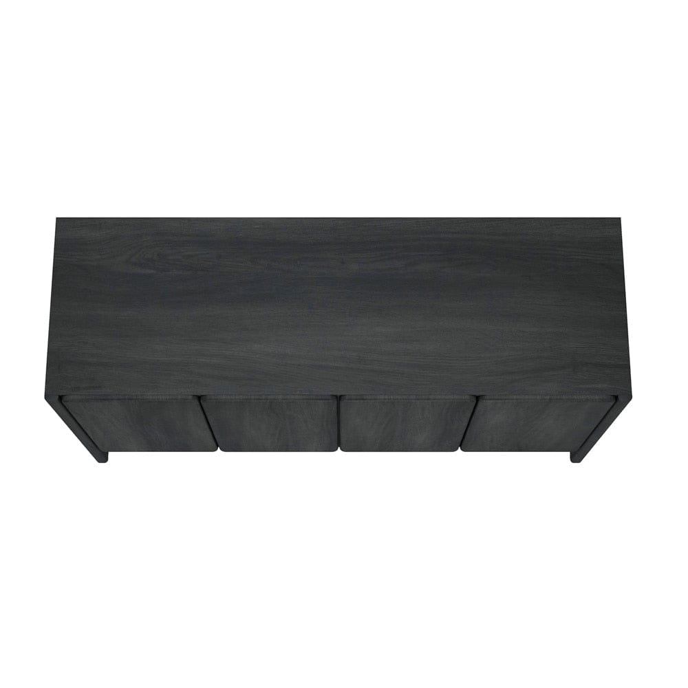 Manhattan Comfort - Linda 60in Sideboard in Charcoal Grey (4-Shelf) - SB008-GY veiw 4