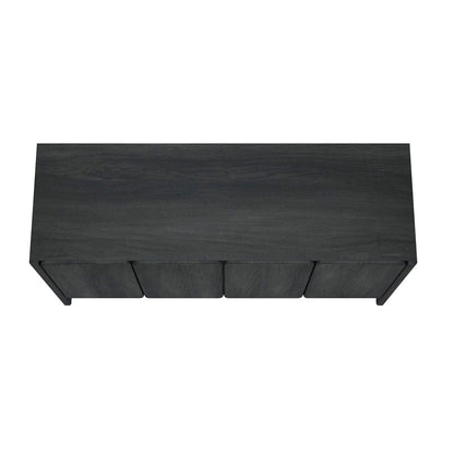 Manhattan Comfort - Linda 60in Sideboard in Charcoal Grey (4-Shelf) - SB008-GY veiw 4