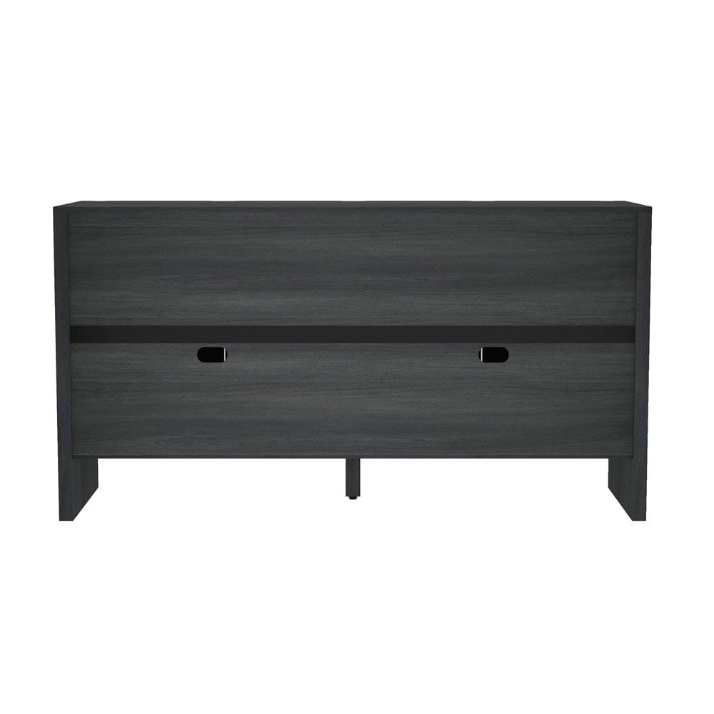 Manhattan Comfort - Linda 60in Sideboard in Charcoal Grey (4-Shelf) - SB008-GY veiw 5