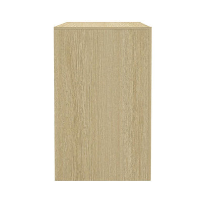 Manhattan Comfort - Linda 60in Sideboard in Natural Oak (4-Shelf) - SB008-NA veiw 3