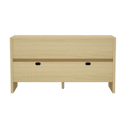 Manhattan Comfort - Linda 60in Sideboard in Natural Oak (4-Shelf) - SB008-NA veiw 5