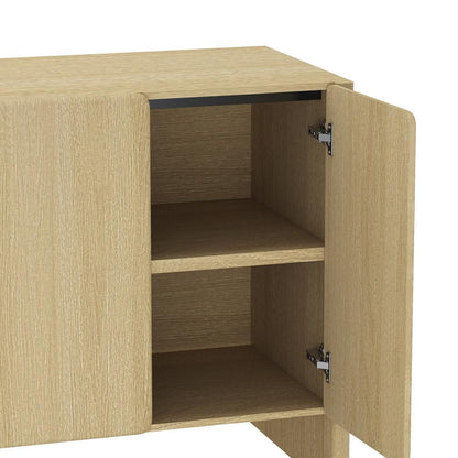 Manhattan Comfort - Linda 60in Sideboard in Natural Oak (4-Shelf) - SB008-NA veiw 6