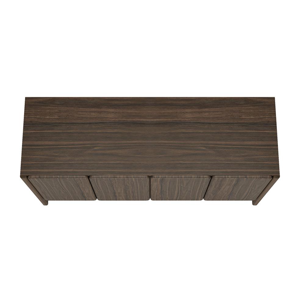 Manhattan Comfort - Linda 60in Sideboard in Walnut Brown (4-Shelf) - SB008-BR veiw 4