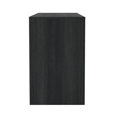 Manhattan Comfort - Linda 72in Double Wide Dresser in Charcoal Grey (6-Drawer) - DR011-GY veiw 2