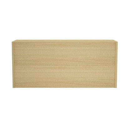 Manhattan Comfort - Linda 72in Double Wide Dresser in Natural Oak (6-Drawer) - DR011-NA veiw 4