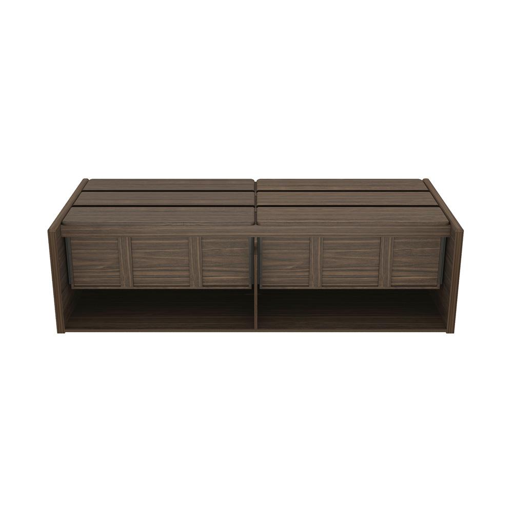 Manhattan Comfort - Linda 72in Double Wide Dresser in Walnut Brown (6-Drawer) - DR011-BR veiw 6