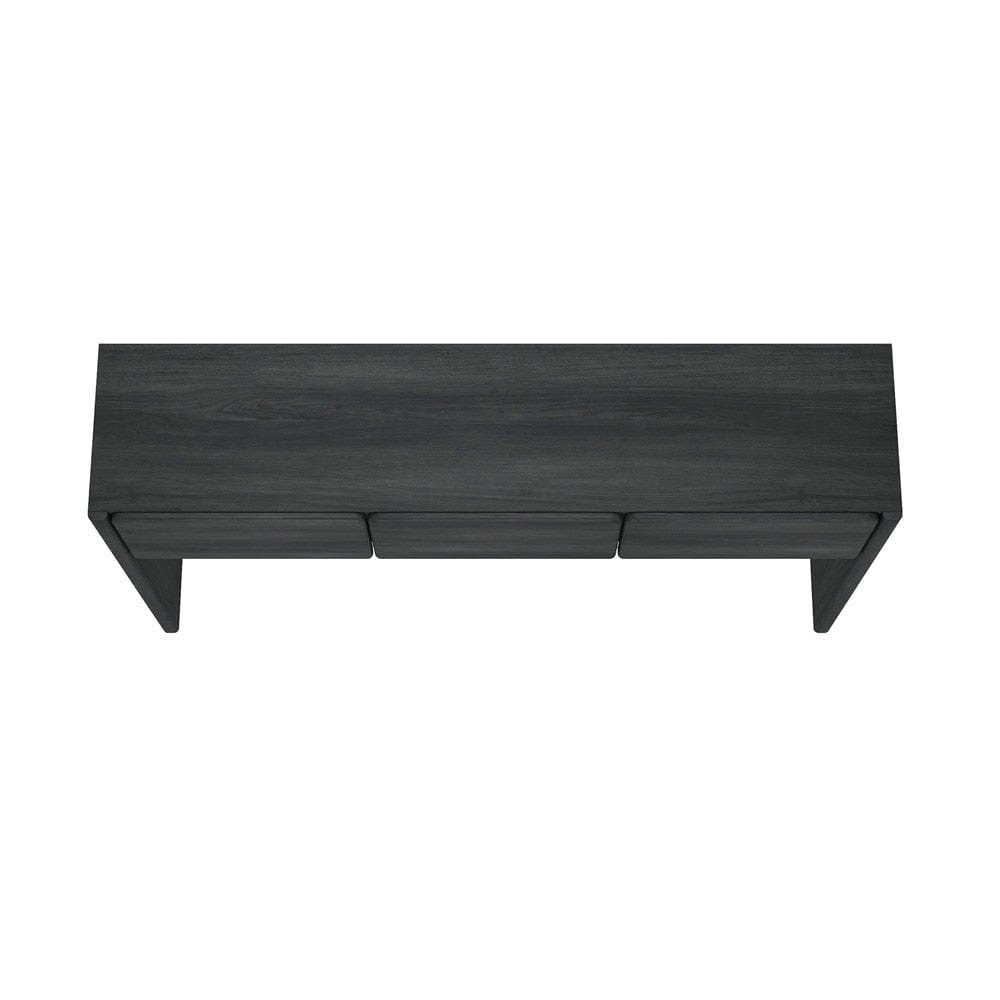 Manhattan Comfort - Linda Console Table in Charcoal Grey - DK002-GY veiw 5