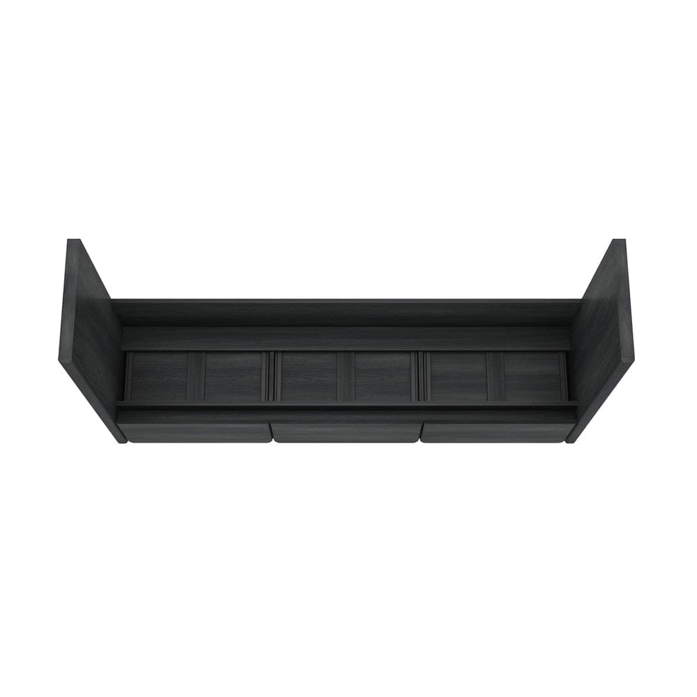 Manhattan Comfort - Linda Console Table in Charcoal Grey - DK002-GY veiw 6
