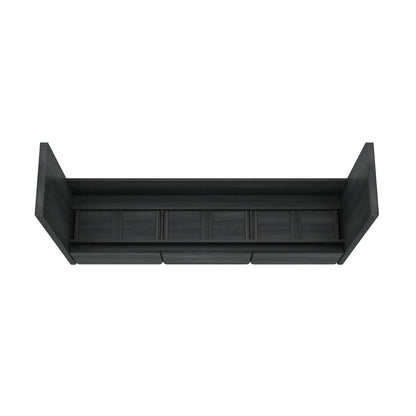 Manhattan Comfort - Linda Console Table in Charcoal Grey - DK002-GY veiw 6