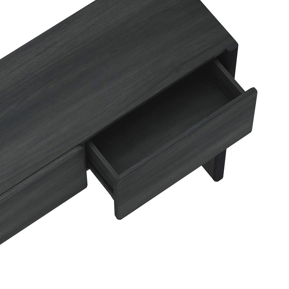 Manhattan Comfort - Linda Console Table in Charcoal Grey - DK002-GY veiw 7