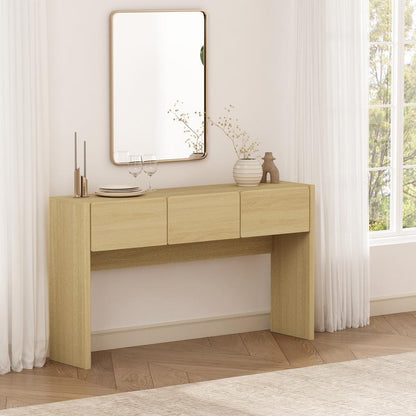 Manhattan Comfort - Linda Console Table in Natural Oak - DK002-NA veiw 8