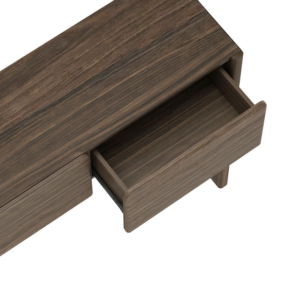 Manhattan Comfort - Linda Console Table in Walnut Brown - DK002-BR veiw 7