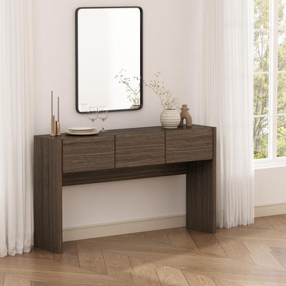Manhattan Comfort - Linda Console Table in Walnut Brown - DK002-BR veiw 8