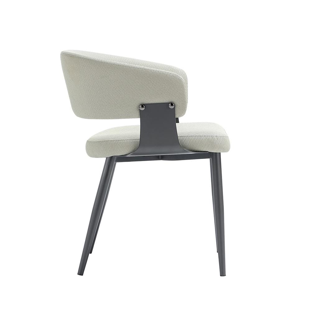 Manhattan Comfort - Luce Dining Chair in Oatmeal - Set of 4 - 4-DC097-OT veiw 2