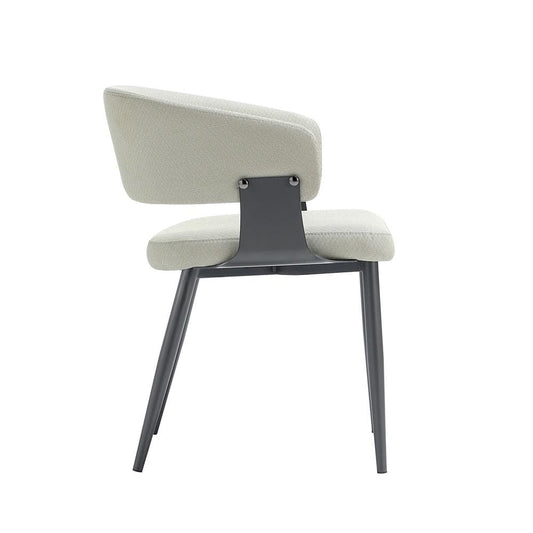 Manhattan Comfort - Luce Dining Chair in Oatmeal - Set of 4 - 4-DC097-OT veiw 2