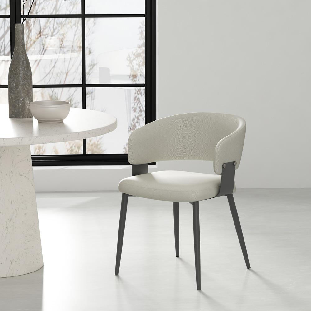 Manhattan Comfort - Luce Dining Chair in Oatmeal - DC097-OT veiw 8