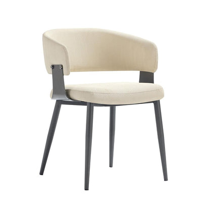 Manhattan Comfort - Luce Dining Chair in Sand - Set of 2 - 2-DC097-SD veiw 3