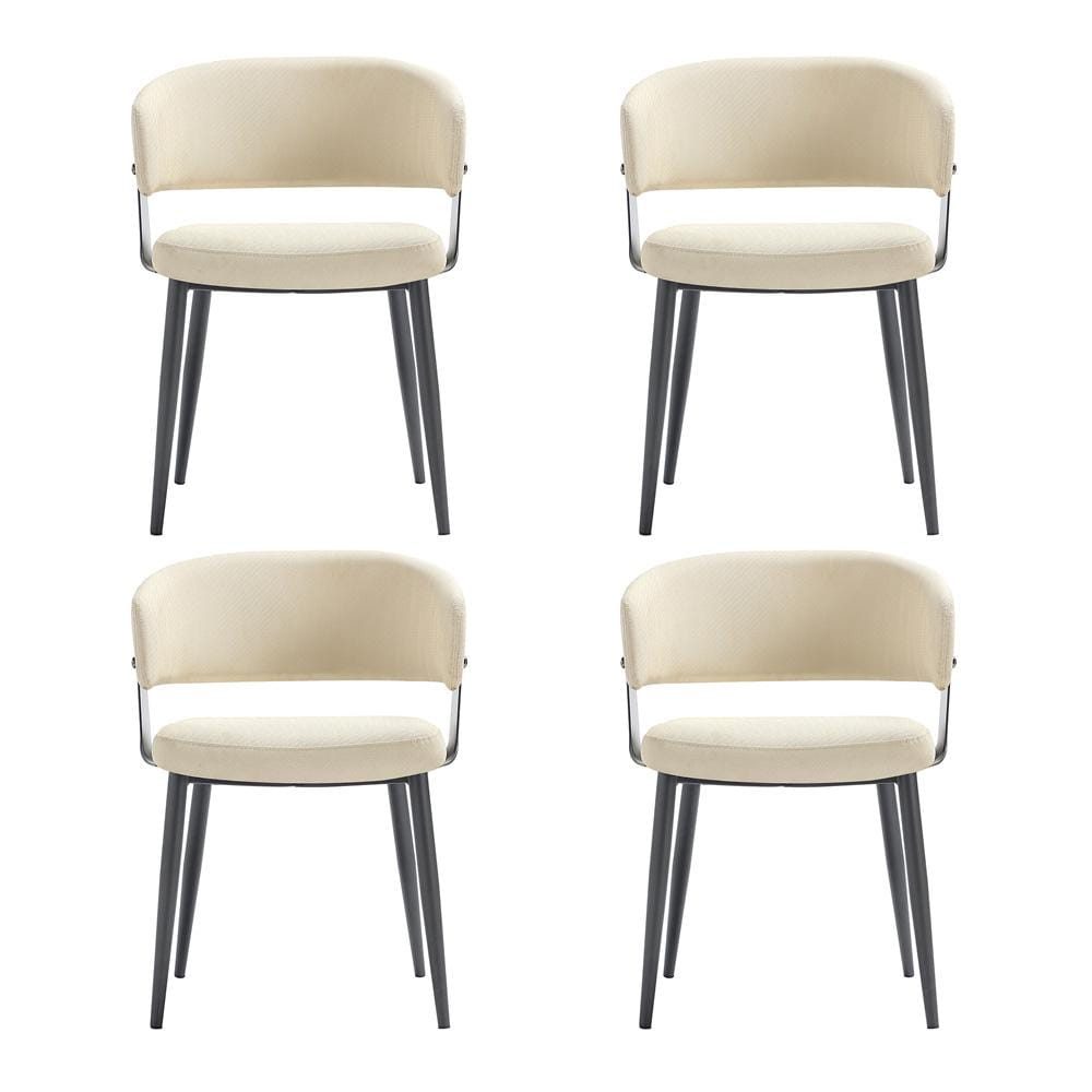 Manhattan Comfort - Luce Dining Chair in Sand - Set of 4 - 4-DC097-SD veiw 1