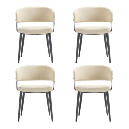 Manhattan Comfort - Luce Dining Chair in Sand - Set of 4 - 4-DC097-SD veiw 1