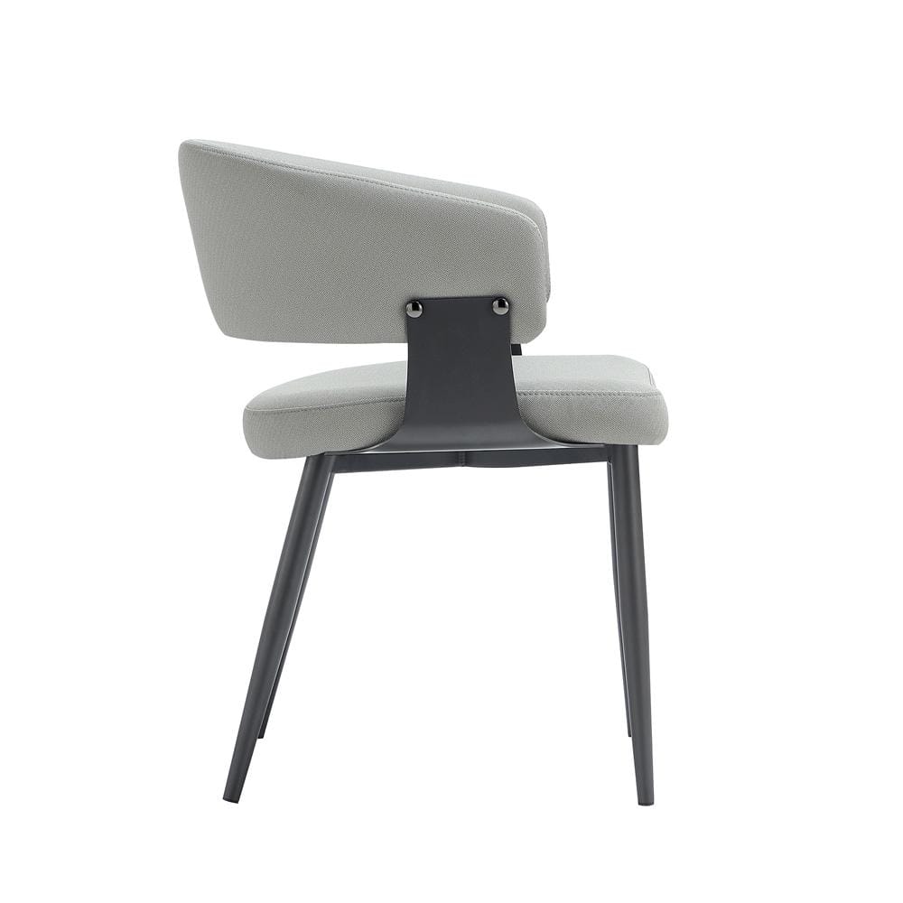 Manhattan Comfort - Luce Dining Chair in Stone Grey - Set of 2 - 2-DC097-GY veiw 3