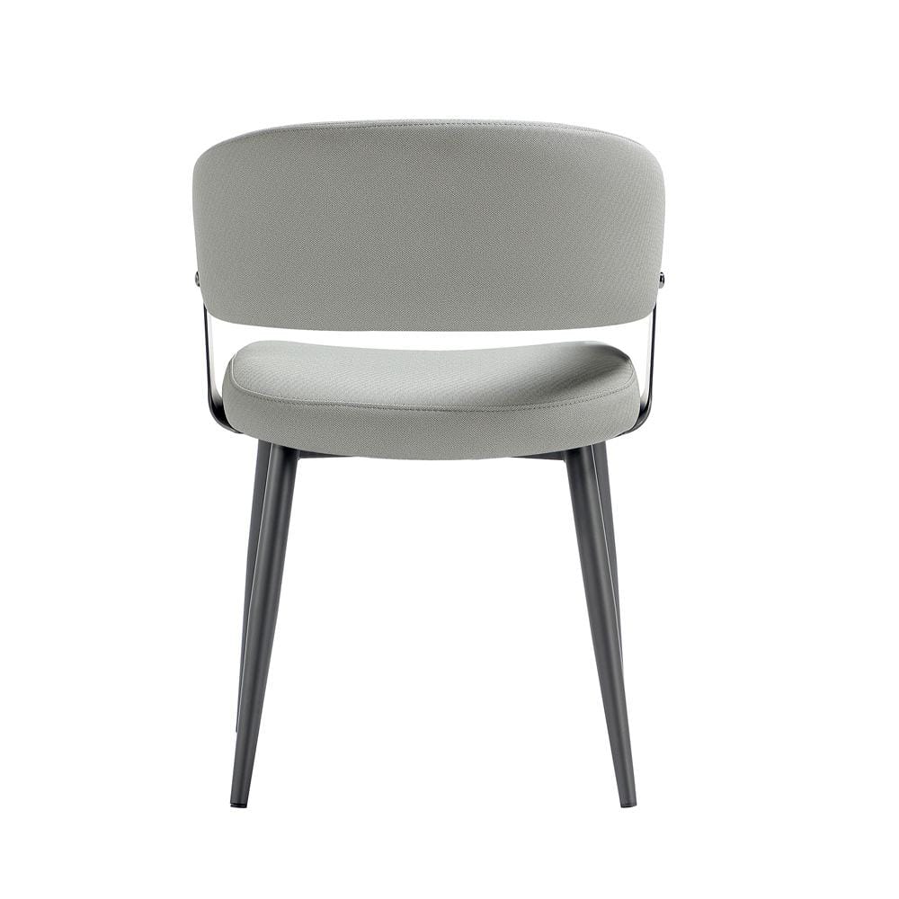 Manhattan Comfort - Luce Dining Chair in Stone Grey - Set of 2 - 2-DC097-GY veiw 4