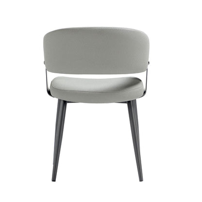 Manhattan Comfort - Luce Dining Chair in Stone Grey - Set of 4 - 4-DC097-GY veiw 4