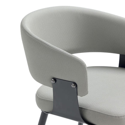 Manhattan Comfort - Luce Dining Chair in Stone Grey - DC097-GY veiw 7