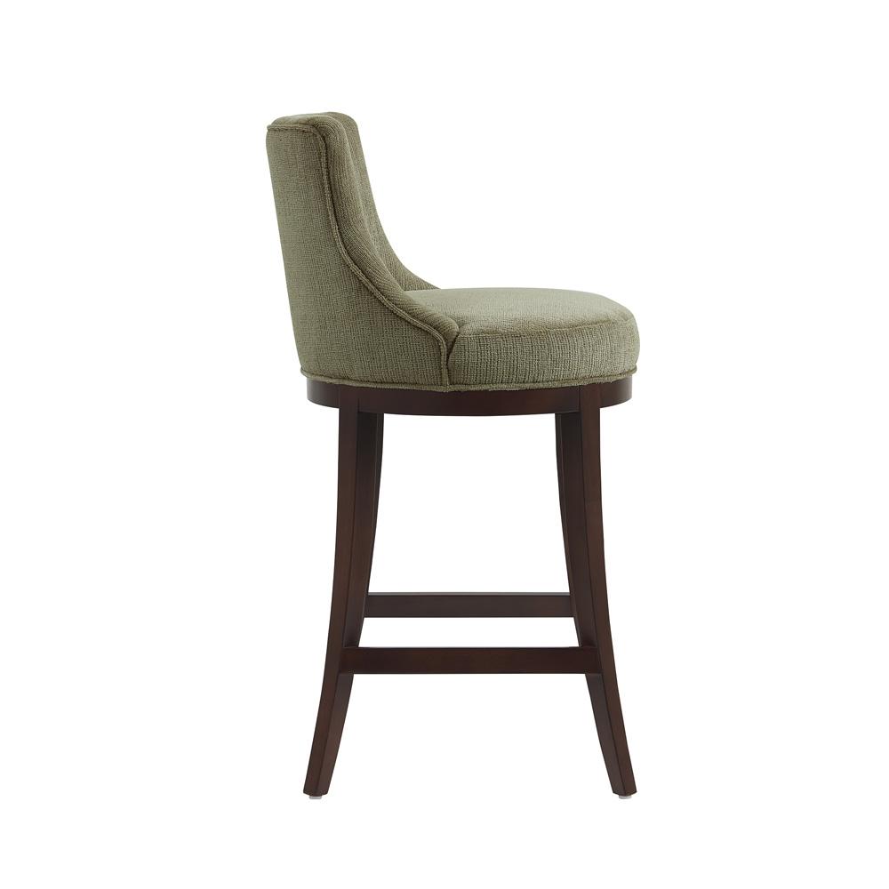 Manhattan Comfort - Lucia Barstool in Leaf Green - Set of 3 - 3-BS025-GR veiw 2