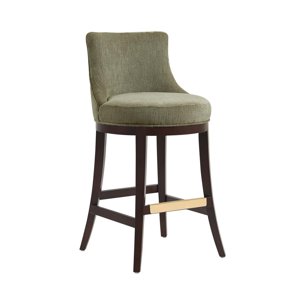 Manhattan Comfort - Lucia Barstool in Leaf Green - BS025-GR veiw 3