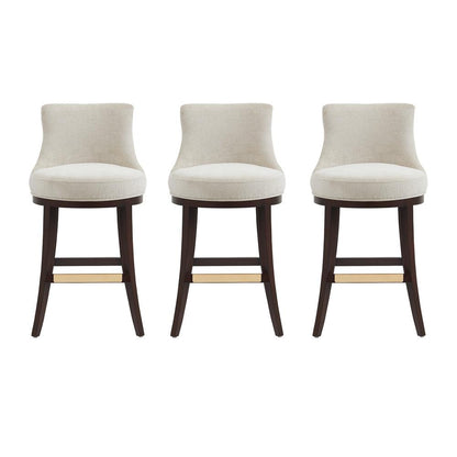 Manhattan Comfort - Lucia Barstool in Natural - Set of 3 - 3-BS025-NA veiw 1