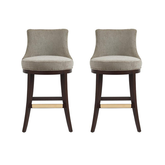 Manhattan Comfort - Lucia Barstool in Taupe - Set of 2 - 2-BS025-TP veiw 1