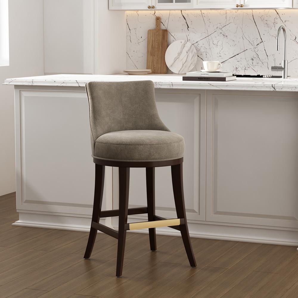 Manhattan Comfort - Lucia Barstool in Taupe - BS025-TP veiw 8
