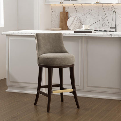 Manhattan Comfort - Lucia Barstool in Taupe - BS025-TP veiw 8
