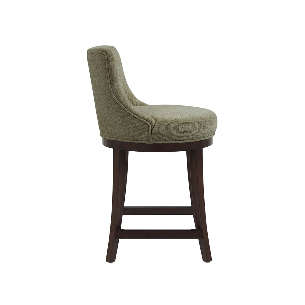 Manhattan Comfort - Lucia Counter Stool in Leaf Green - Set of 3 - 3-CS022-GR veiw 2