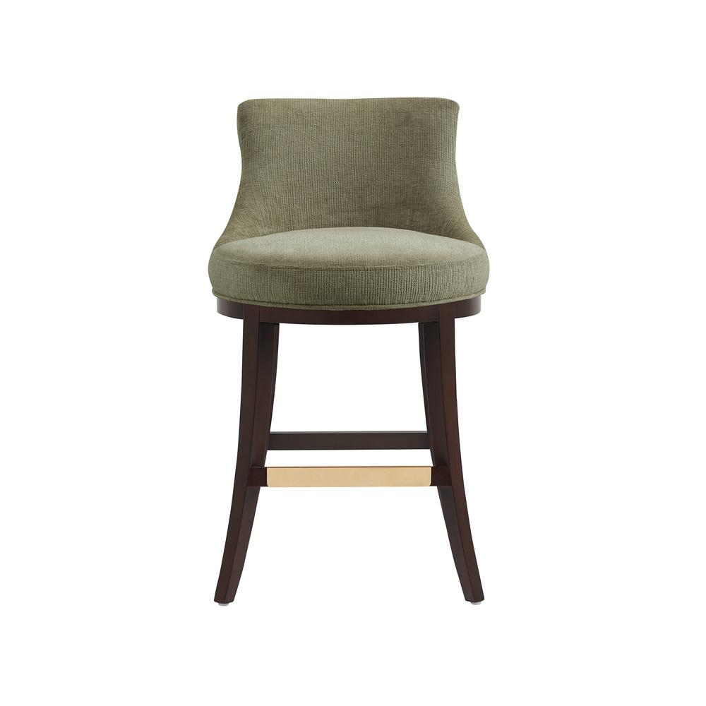 Manhattan Comfort - Lucia Counter Stool in Leaf Green - CS022-GR veiw 1