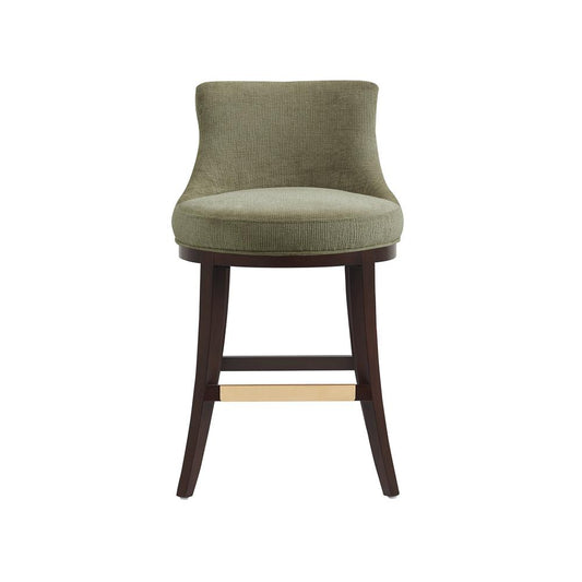 Manhattan Comfort - Lucia Counter Stool in Leaf Green - CS022-GR veiw 1