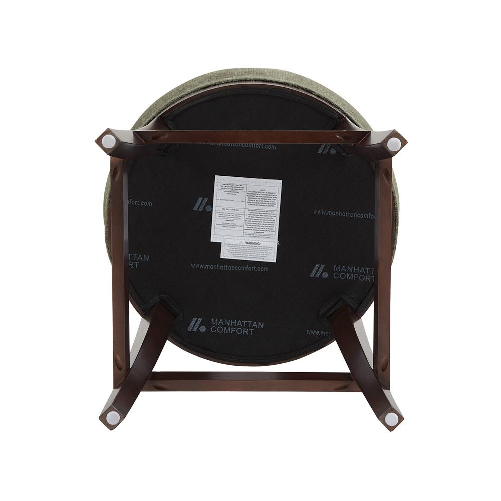 Manhattan Comfort - Lucia Counter Stool in Leaf Green - CS022-GR veiw 6