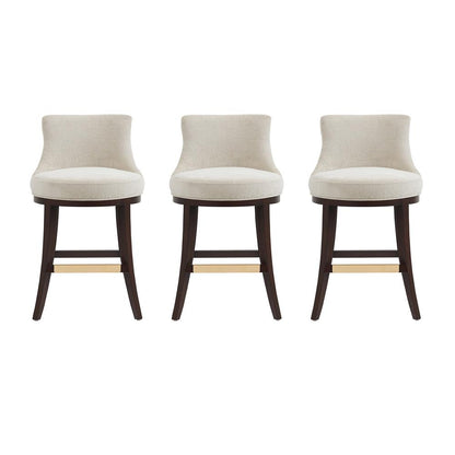 Manhattan Comfort - Lucia Counter Stool in Natural - Set of 3 - 3-CS022-NA veiw 1