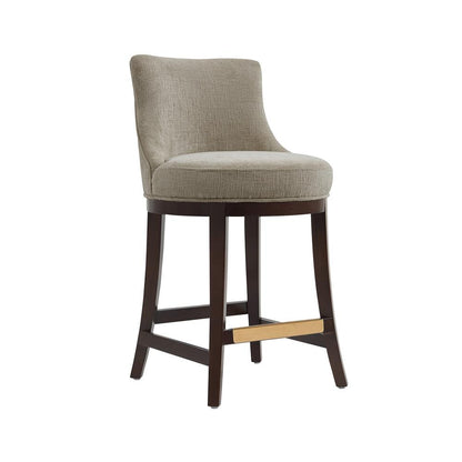 Manhattan Comfort - Lucia Counter Stool in Taupe - Set of 2 - 2-CS022-TP veiw 3