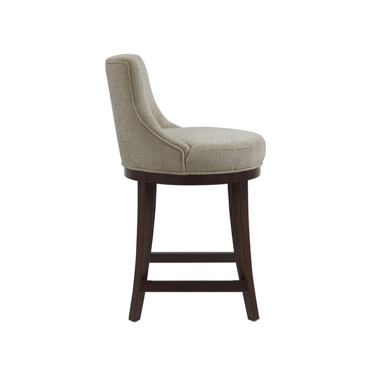 Manhattan Comfort - Lucia Counter Stool in Taupe - CS022-TP veiw 2