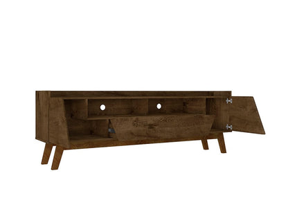 Manhattan Comfort - Marcus TV Stand with 2 Drawers in Rustic Brown  - 261BMC9 view 2