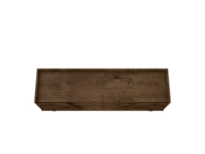 Manhattan Comfort - Marcus TV Stand with 4 Fixed Shelves in Rustic Brown  - 259BMC9 view 2