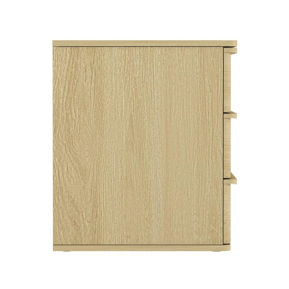 Manhattan Comfort - Molly Nightstand in Natural Oak - Set of 2 - 2-NS008-NO veiw 2