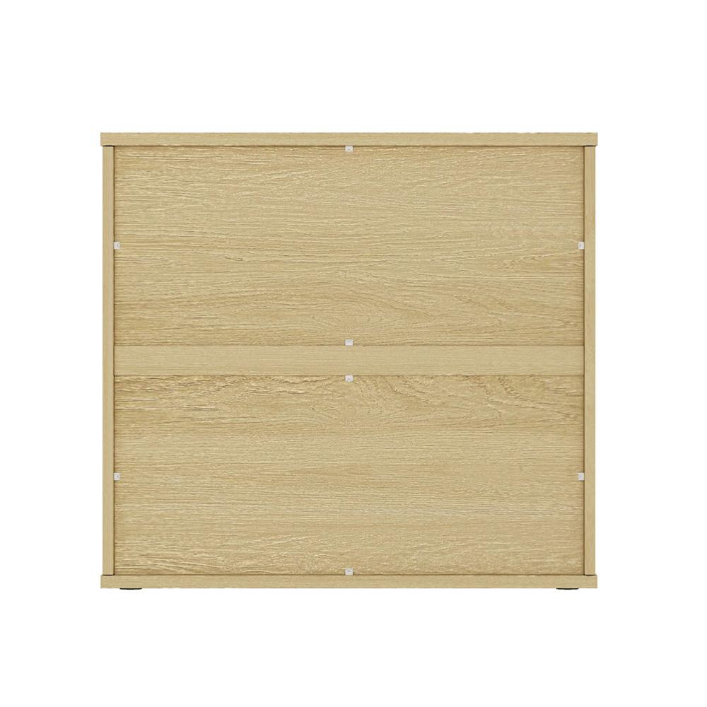 Manhattan Comfort - Molly Nightstand with 3 Drawers in Natural Oak - NS008-NO veiw 5